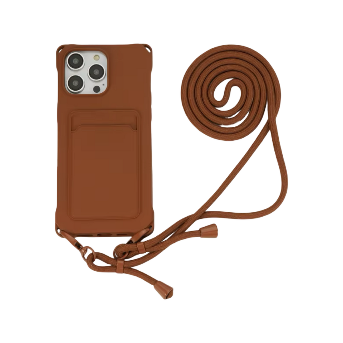 Cross-Body Strap Case with Card Slot for iPhone 14 - 16 Series  iPhone Cases YAG Boutique