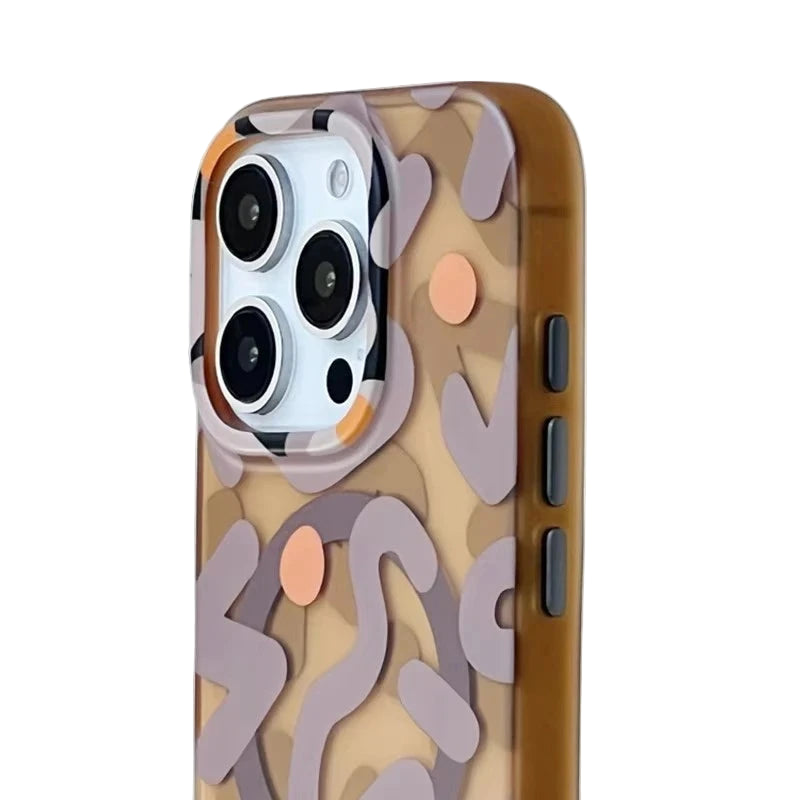 Modern Abstract Case with Magsafe for iPhone 15/16/17 Series  iPhone Cases YAG Boutique