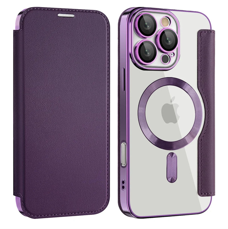 Iconic Flip Card Holder Case for iPhone 14 - 16 Series  iPhone Cases YAG Boutique