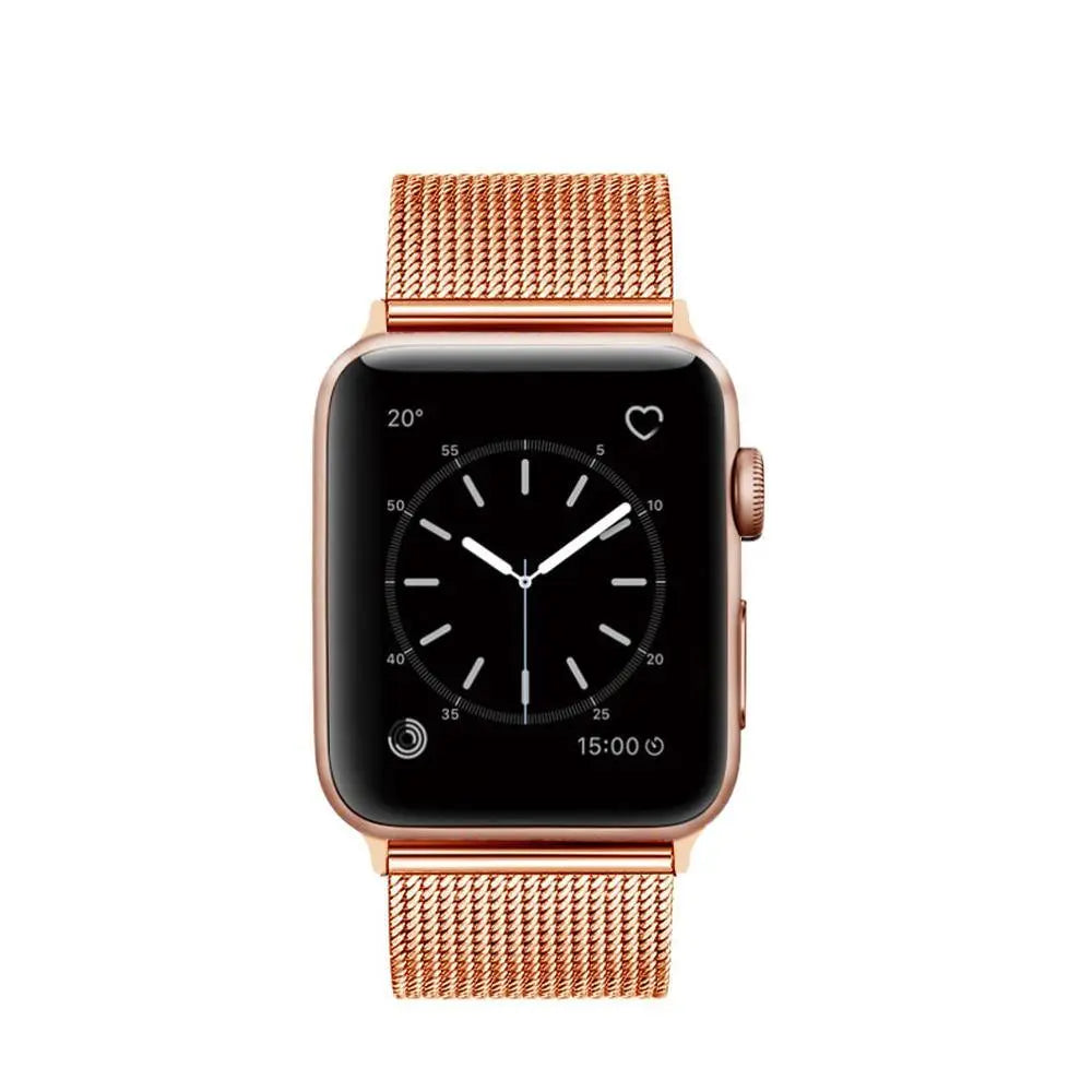 Stylish Milanese Finish Stainless Steel Watch Band for Apple Watch 38/40/42/44mm Yesy All Goods