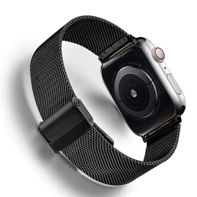 Stylish Milanese Finish Stainless Steel Watch Band for Apple Watch 38/40/42/44mm Yesy All Goods