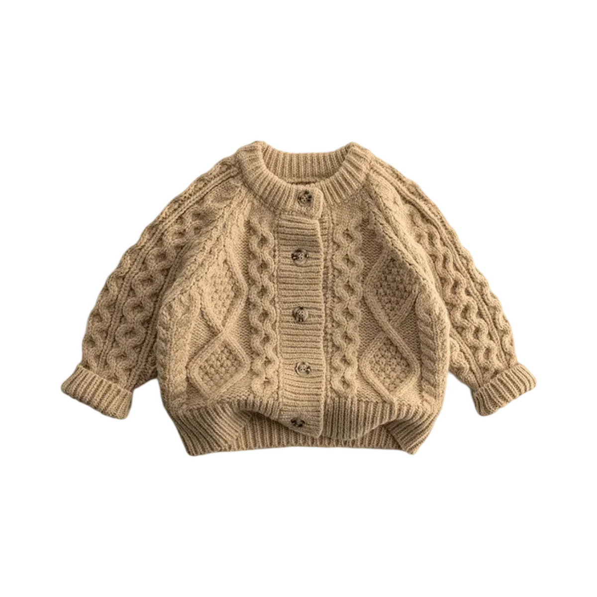 Simply Knit Cardigan Natural for Kids & Baby  kids clothing YAG Boutique