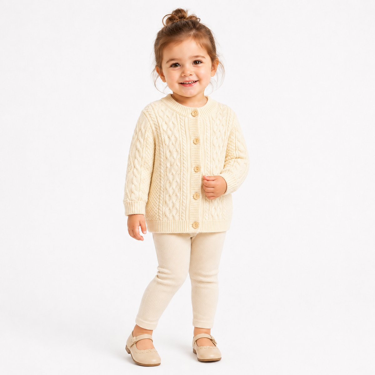 Archie Premium Cable Knit Baby & Toddler Cardigan  kids clothing YAG Boutique