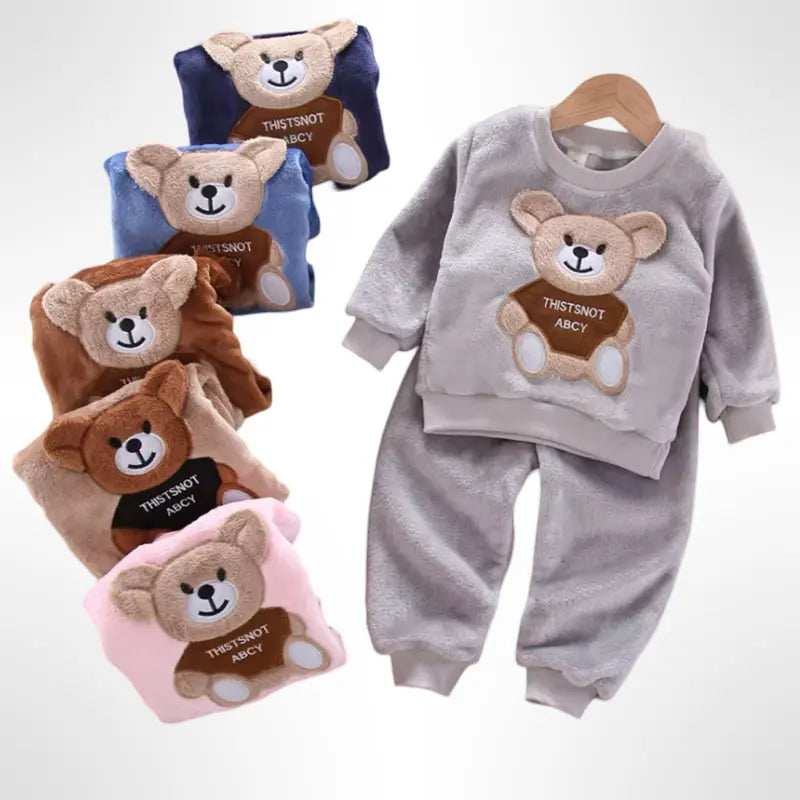 Bear Face Fleece Set for Kids & Baby  kids clothing YAG Boutique