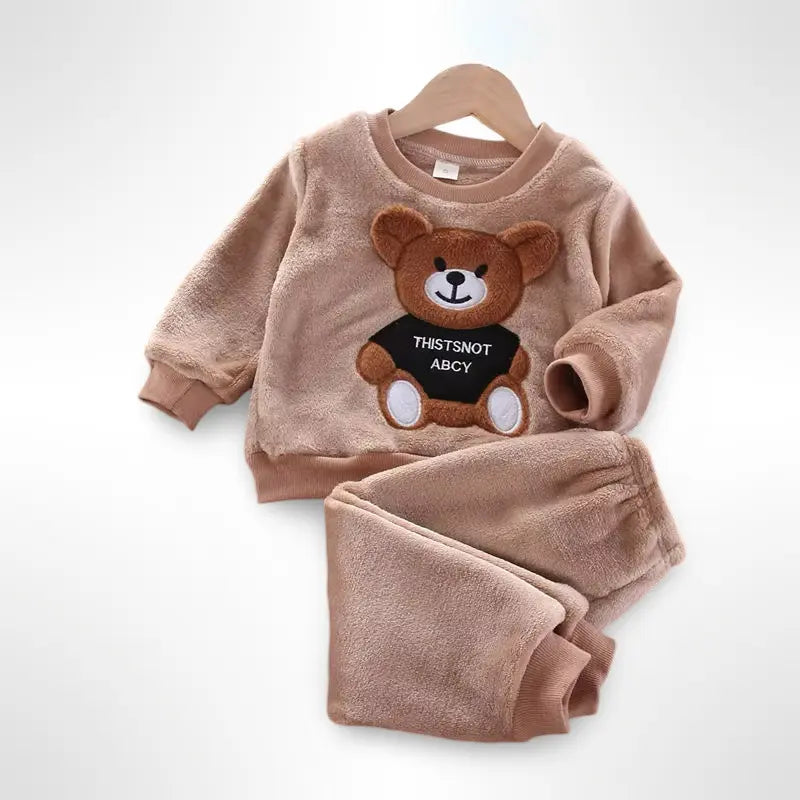 Bear Face Fleece Set for Kids & Baby  kids clothing YAG Boutique