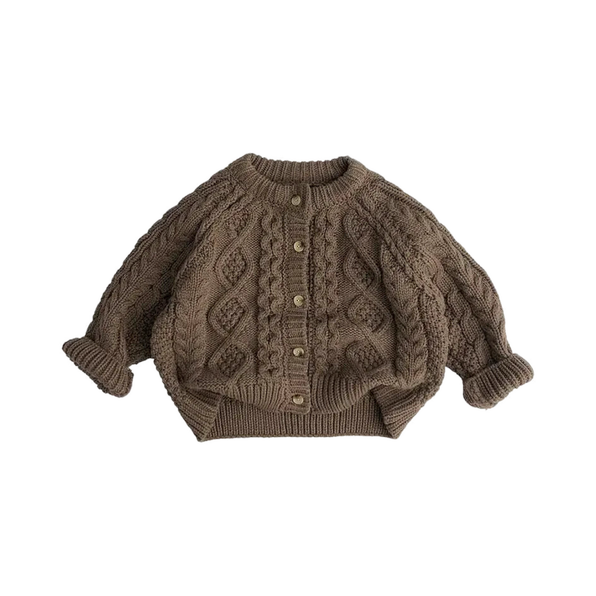 Simply Knit Cardigan Natural for Kids & Baby  kids clothing YAG Boutique