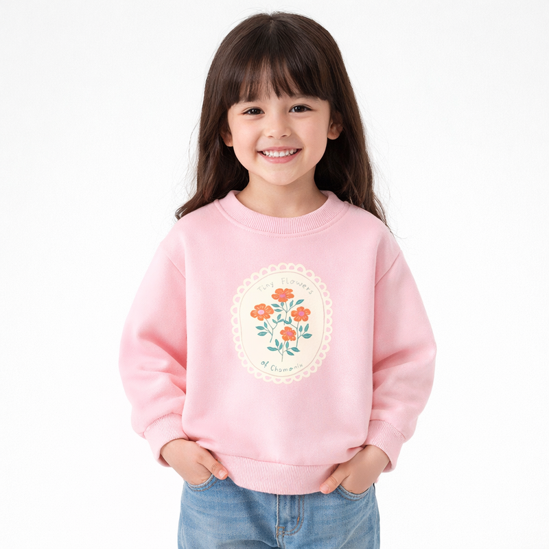 Chamonix Floral Kids Sweatshirt  kids clothing YAG Boutique