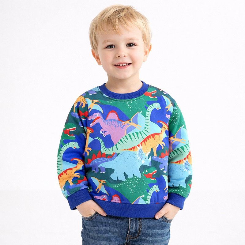 Adventure Dino Kids Sweatshirt  kids clothing YAG Boutique