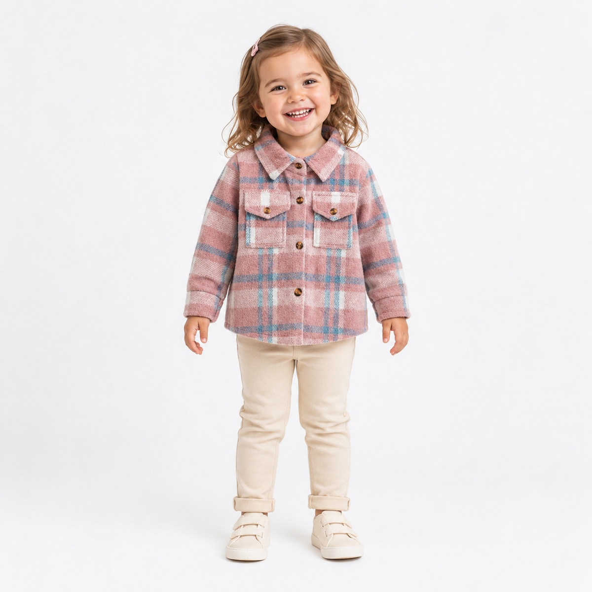 Cozy Toddler & Kids Heavyweight Plaid Flannel Shacket