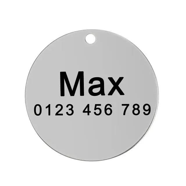 DIY Engraving Dog Tag Round Yesy All Goods