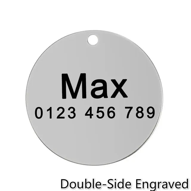DIY Engraving Dog Tag Round Yesy All Goods
