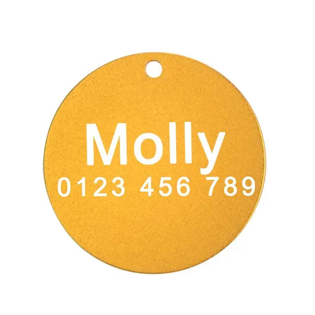DIY Engraving Dog Tag Round Yesy All Goods