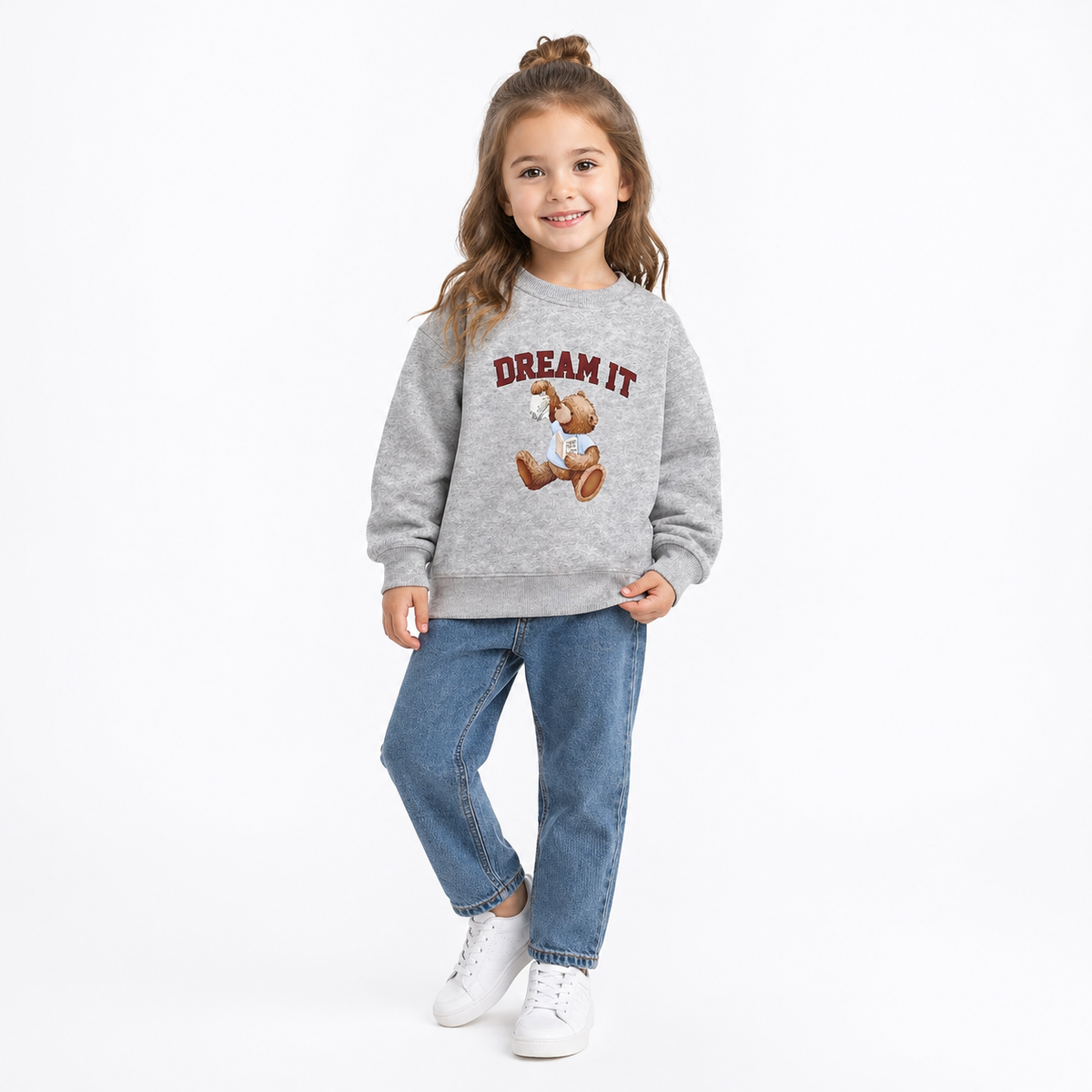 Dream It Teddy Bear Jumper   YAG Boutique