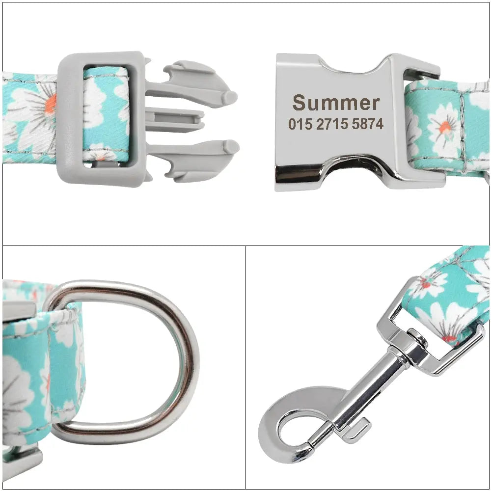 Fantastic Pattern Customized Pet Collar And Lead Set Yesy All Goods