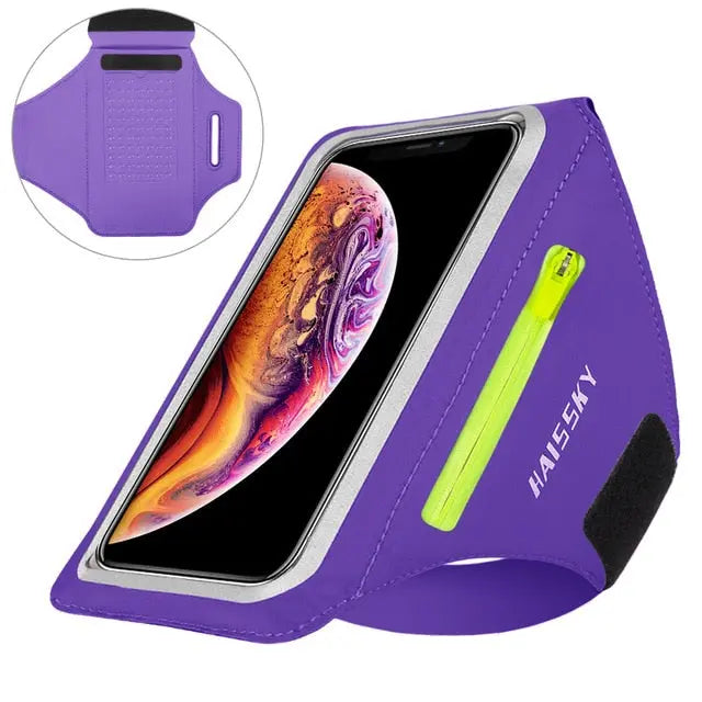 Fitness & Sport Running Armband Case with Zipper Pocket for Mobile Phone Size upto 6.9inch Yesy All Goods