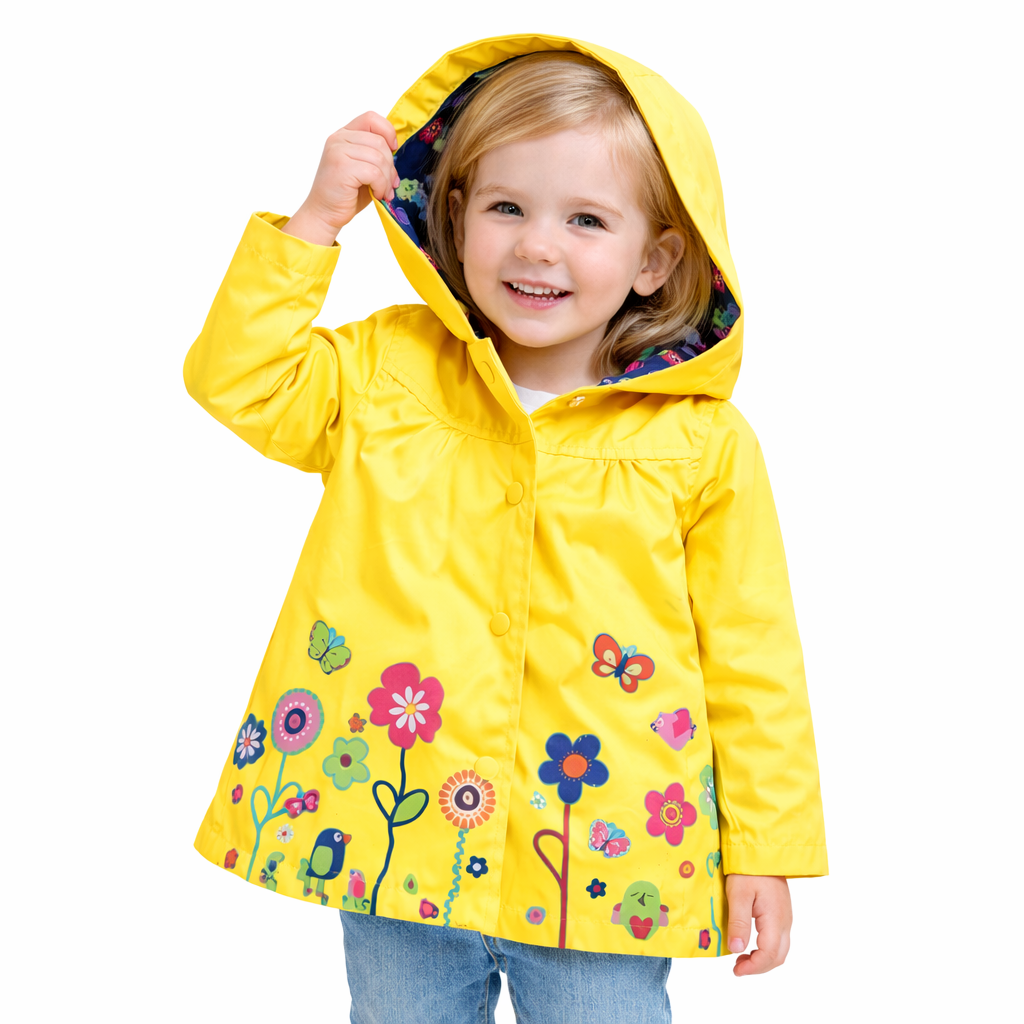 Girls Waterproof Floral Garden Raincoat  girls clothing YAG Boutique
