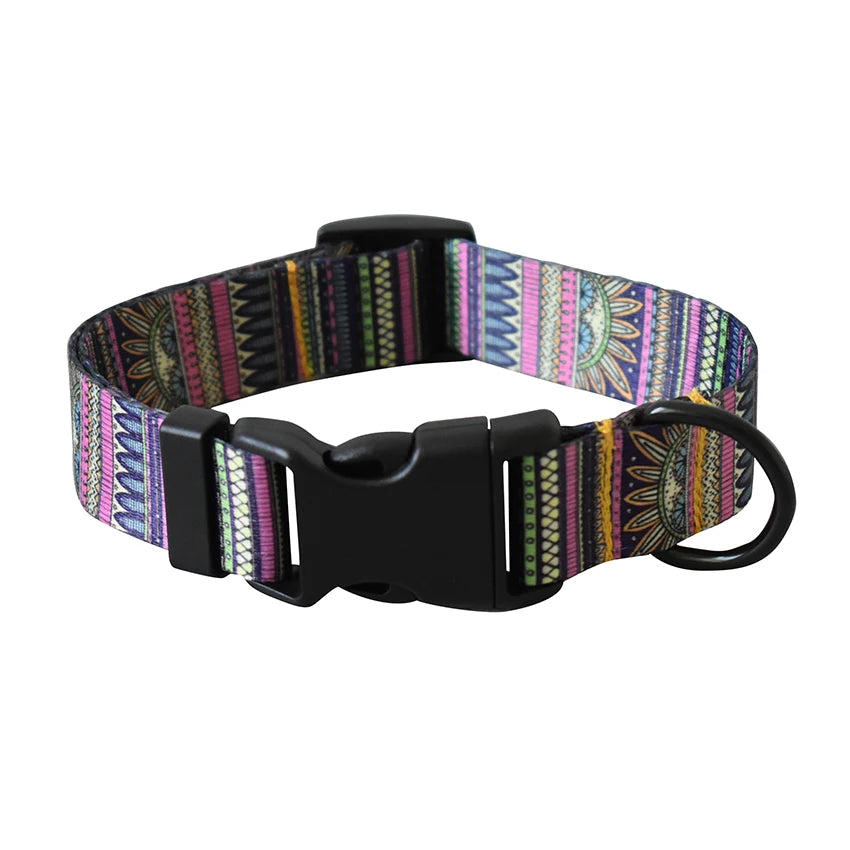 Nylon Printed Attractive Dog Collar  Pet Toys & Accessories YAG Boutique