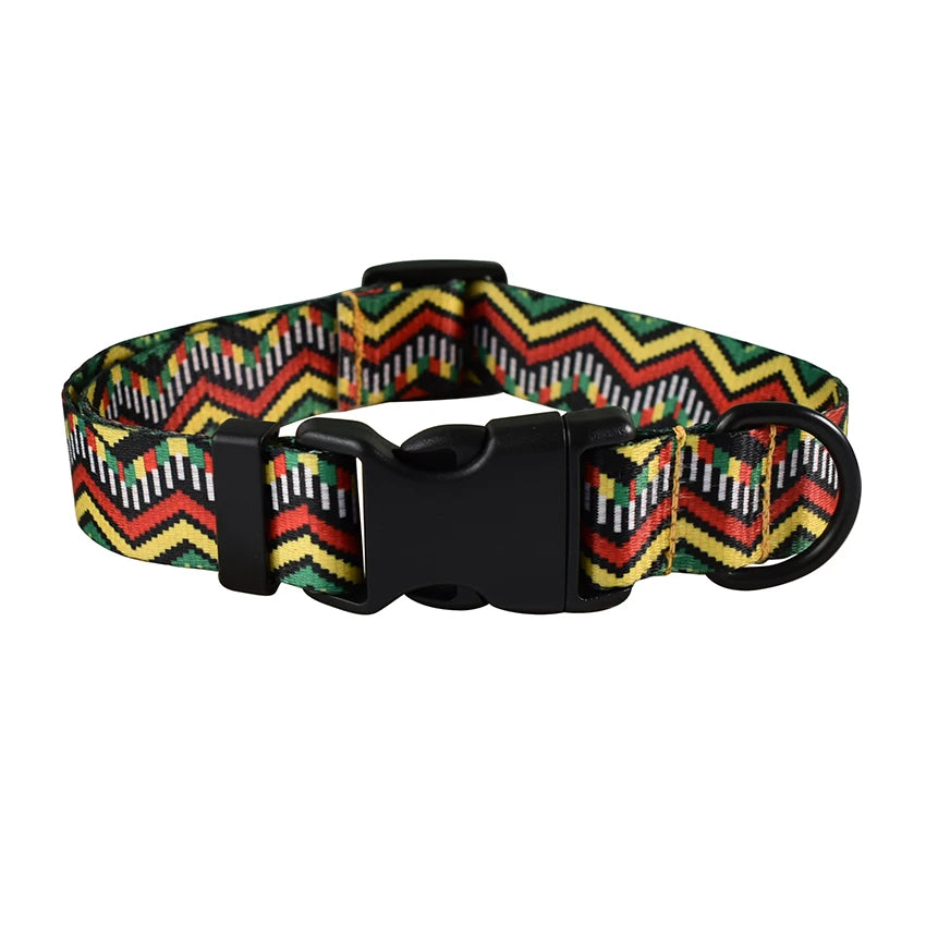 Nylon Printed Attractive Dog Collar  Pet Toys & Accessories YAG Boutique