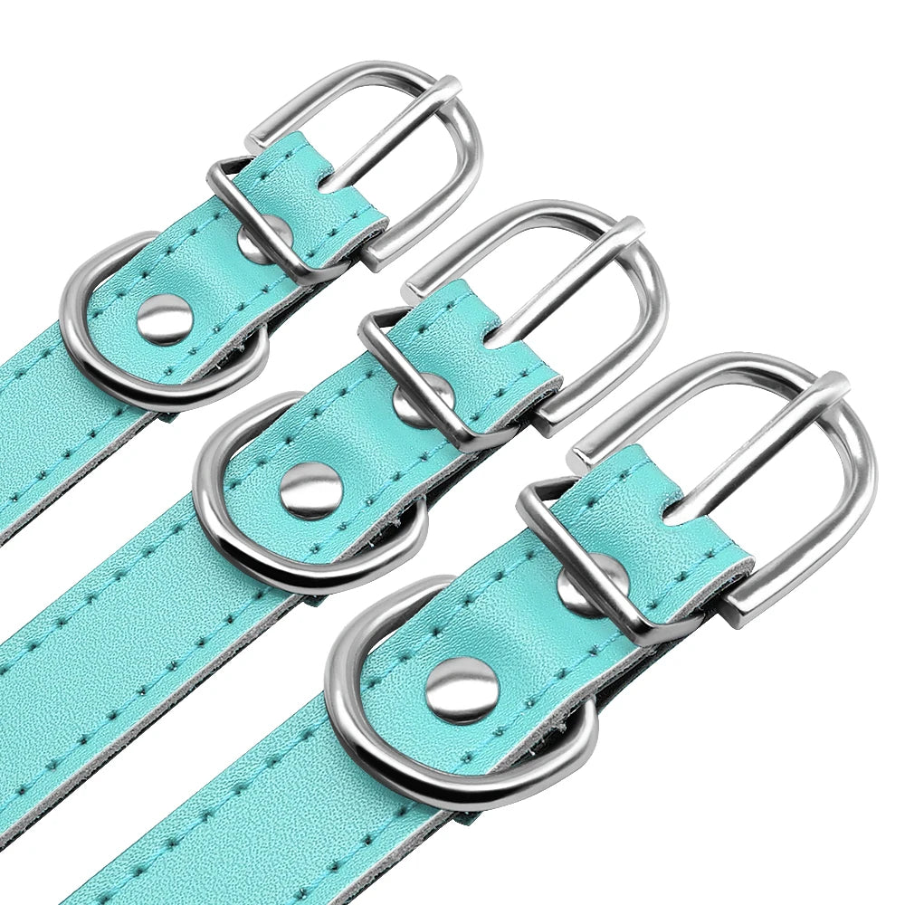 Premium PU Leather Personalised Collar  Collars Bandanas YAG Boutique