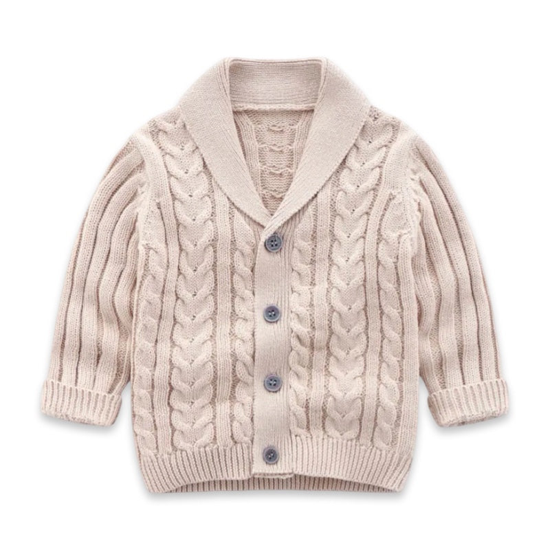 The Theodore Cable Knit Shawl Cardigan  kids clothing YAG Boutique