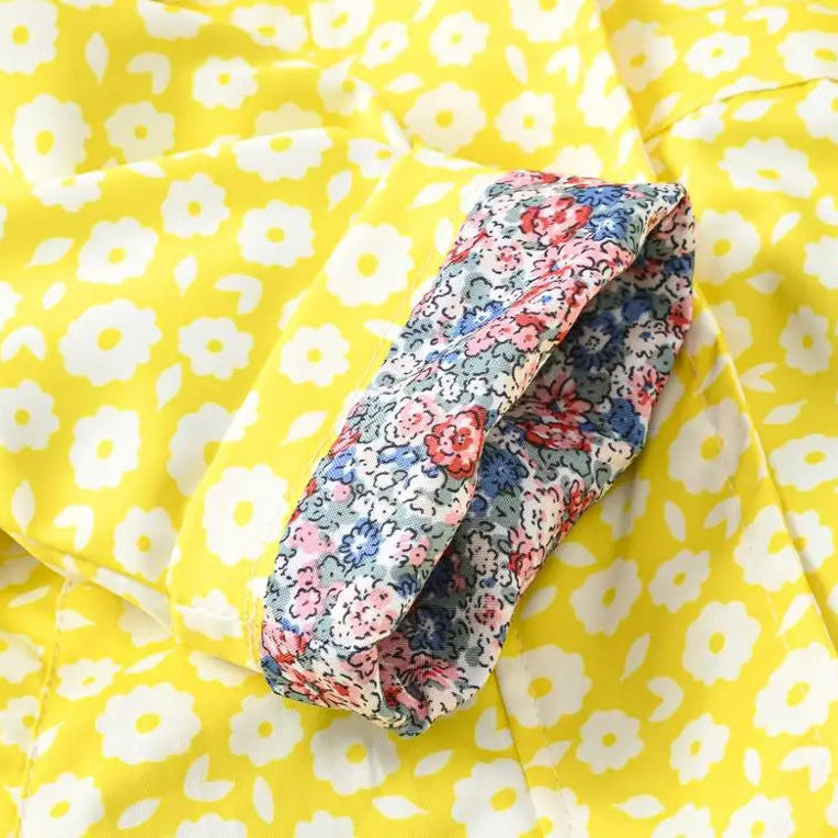 Floral Bloom Hooded Jacket for Girls  girls clothing YAG Boutique