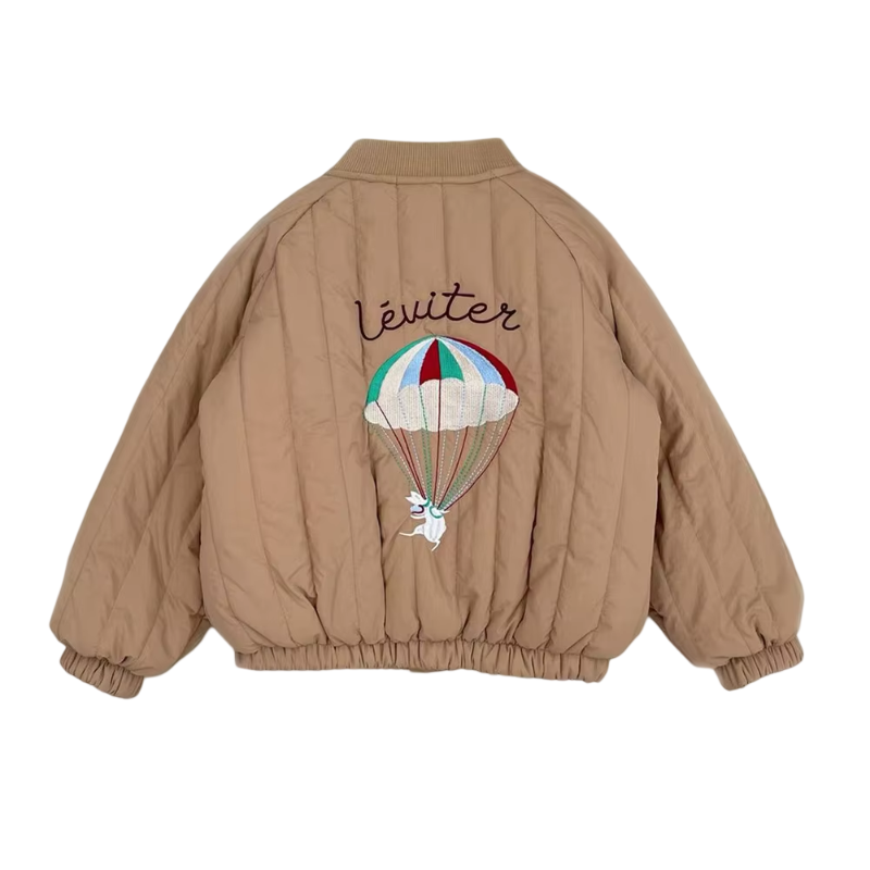 Back Patterned Fleece Jacket for Kids  kids clothing YAG Boutique