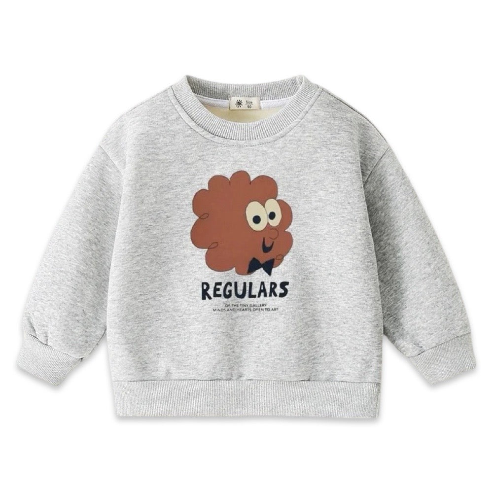 Kids ‘Regulars’ Graphic Fleece Jumper  kids clothing YAG Boutique