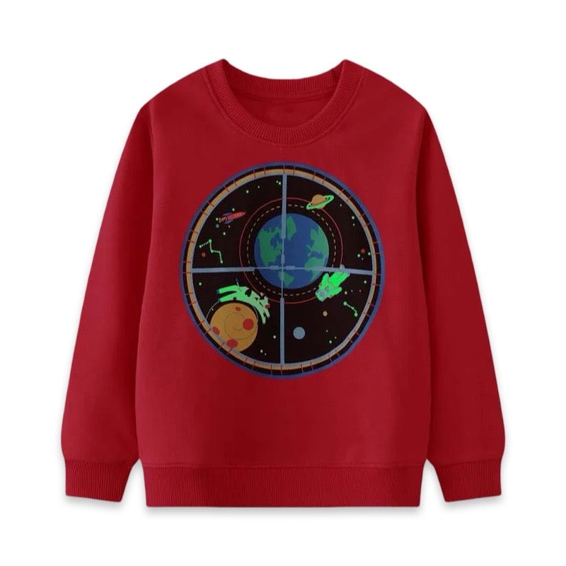 Kids Interactive Glow-in-the-Dark Space Jumper  kids clothing YAG Boutique