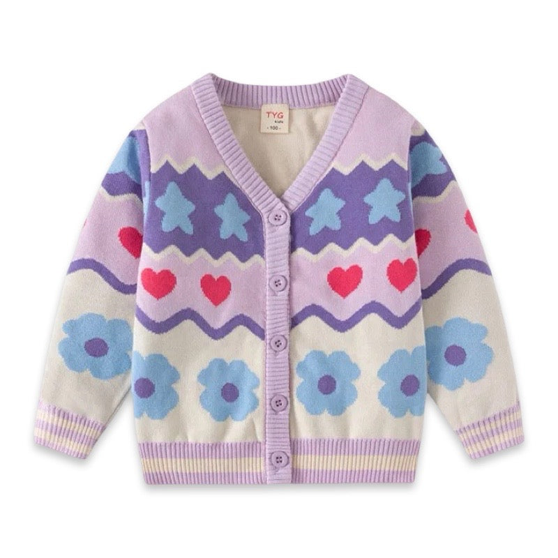 Kids Pastel Knit Cardigan  girls clothing YAG Boutique