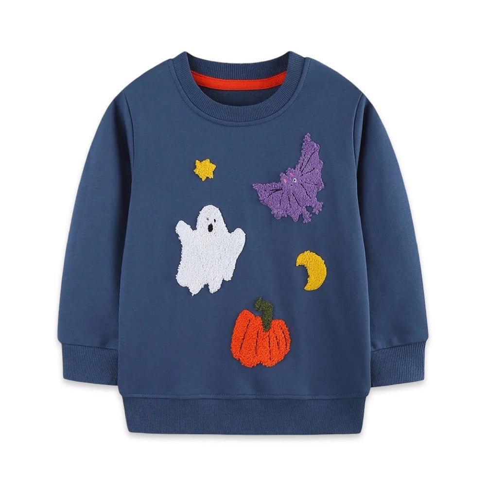 Kids Spooky Cute Halloween Jumper  kids clothing YAG Boutique