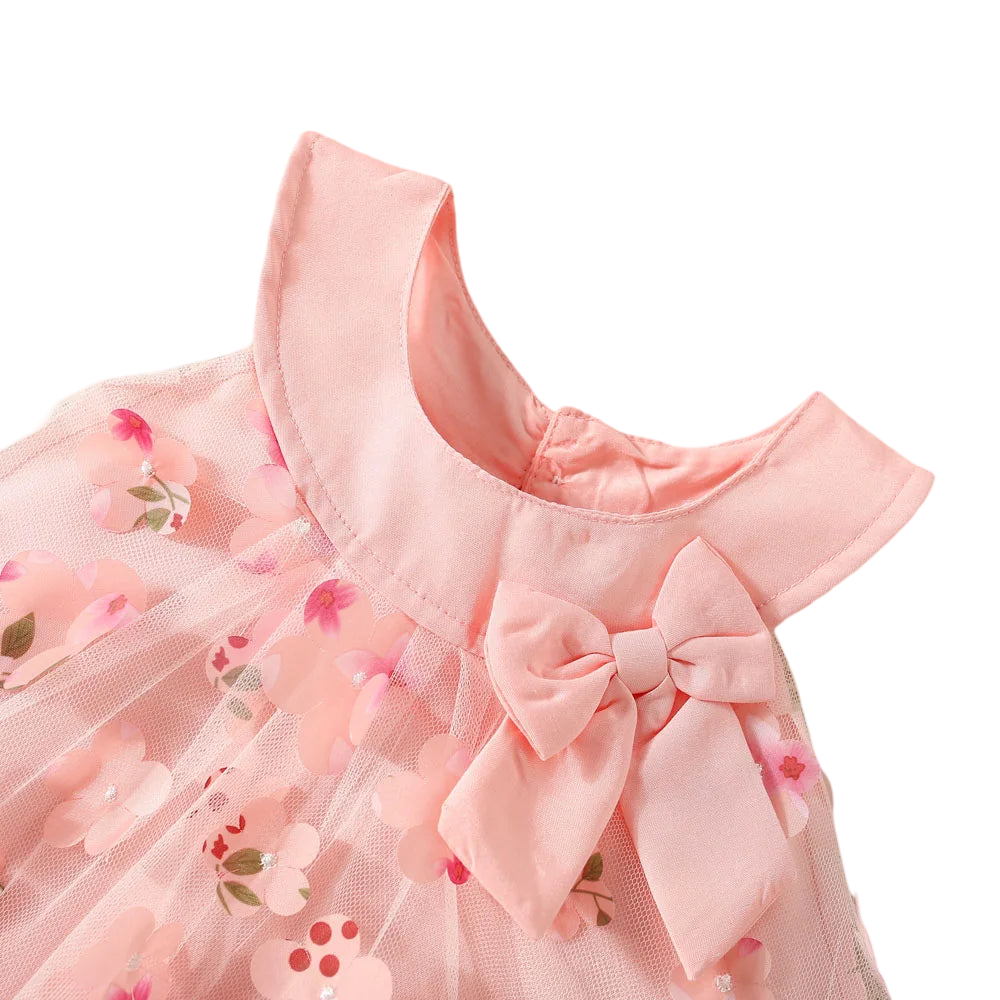 Delicate Mesh Flower Girl Dress with Sparkle Details  Baby Clothing YAG Boutique