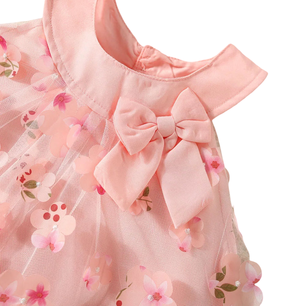 Delicate Mesh Flower Girl Dress with Sparkle Details  Baby Clothing YAG Boutique