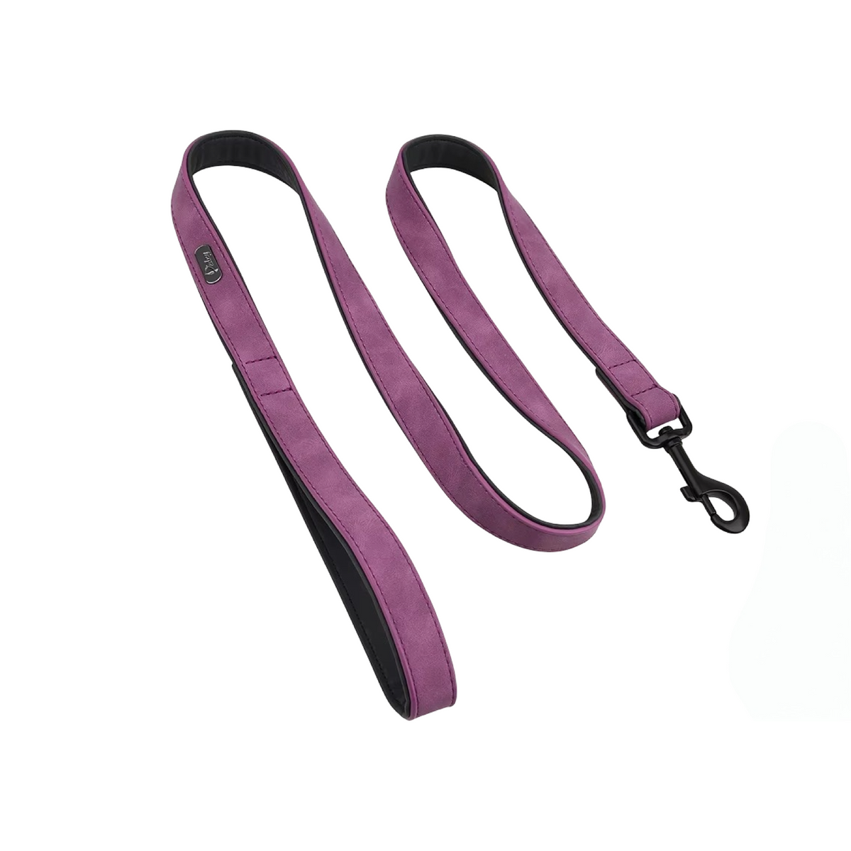 Adjustable Dog Collar & Leash - Solid Colour PU Leather Personalized  Collars Bandanas YAG Boutique