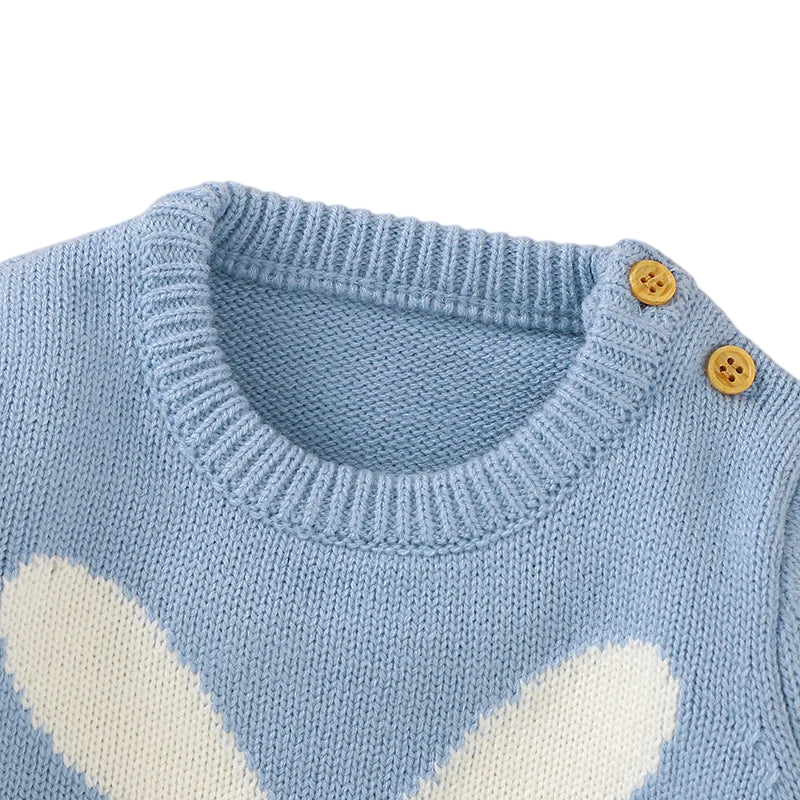 Bunny Knitted Baby Romper  baby clothing YAG Boutique