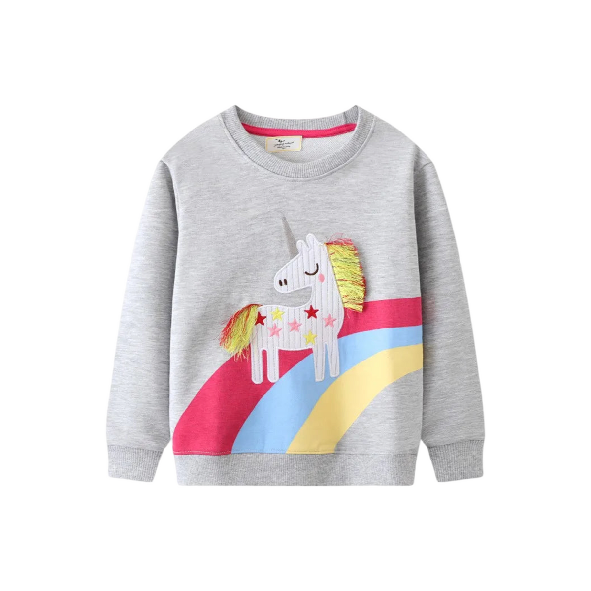 Rainbow Cutie Unicorns Jumper  kids clothing YAG Boutique
