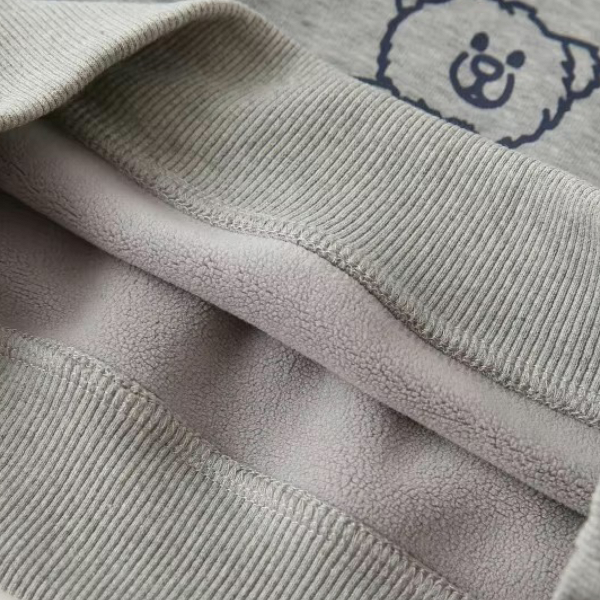 Bear Alien Sweater with Denim Collar  kids clothing YAG Boutique