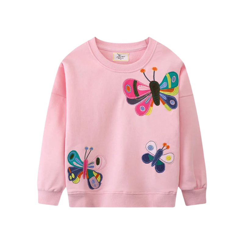 Butterfly Cutie Jumper  kids clothing YAG Boutique