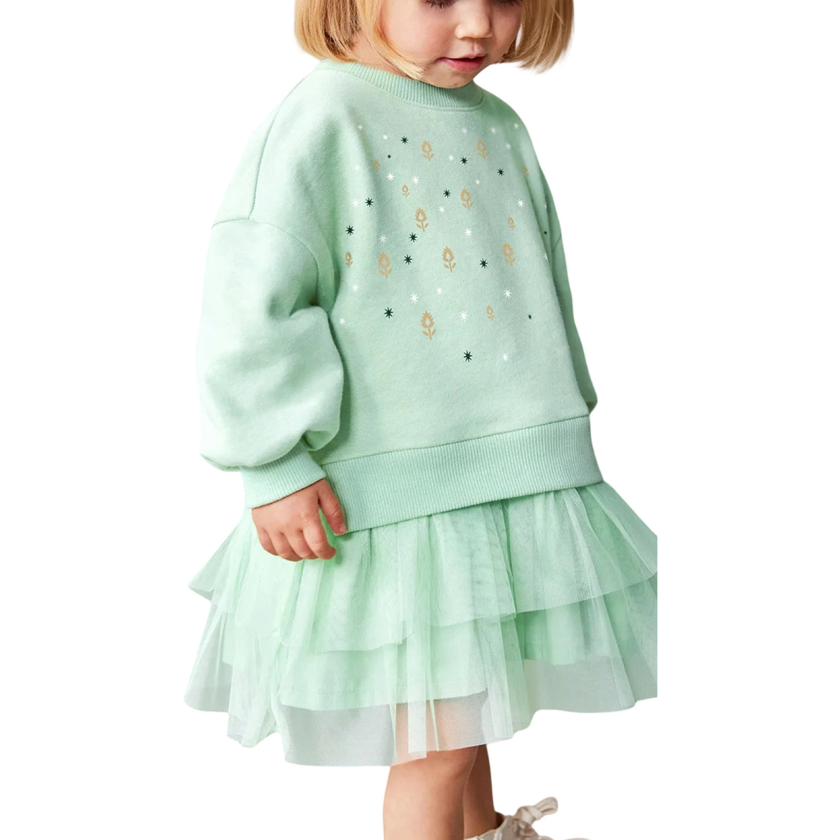 Elegant Light Green Sweater Tutu Dress | Blend of Comfort & Style YAG Boutique Elegant Light Green Sweater Tutu Dress | Blend of Comfort & Style YAG Boutique