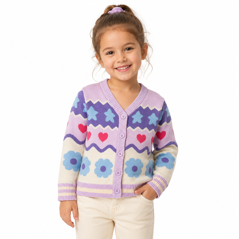 Kids Pastel Knit Cardigan  girls clothing YAG Boutique