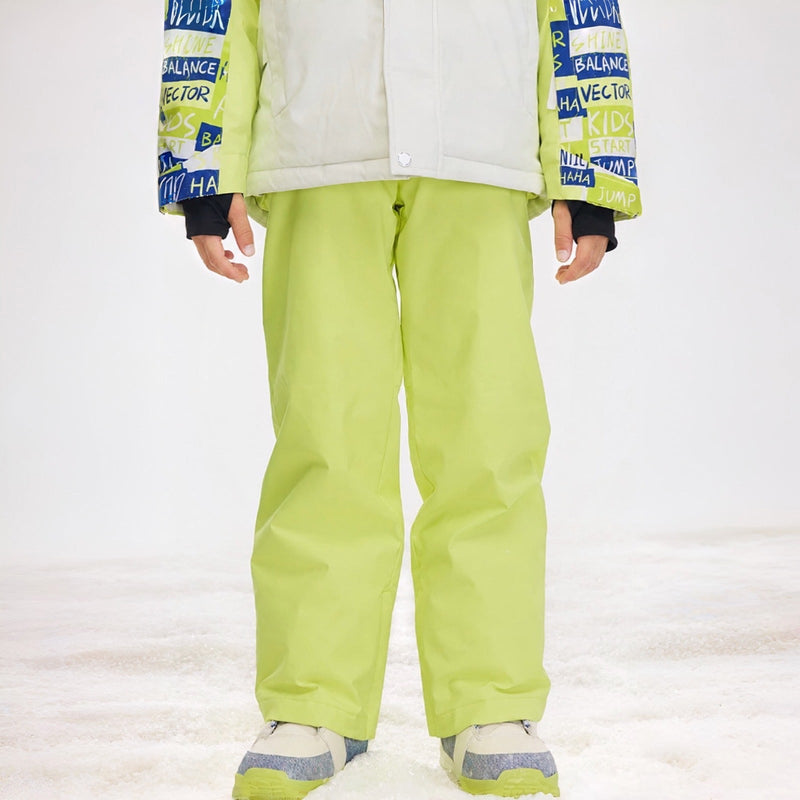 Kids Waterproof Ski & Snowboard Pants with Adjustable Suspenders  kids clothing YAG Boutique