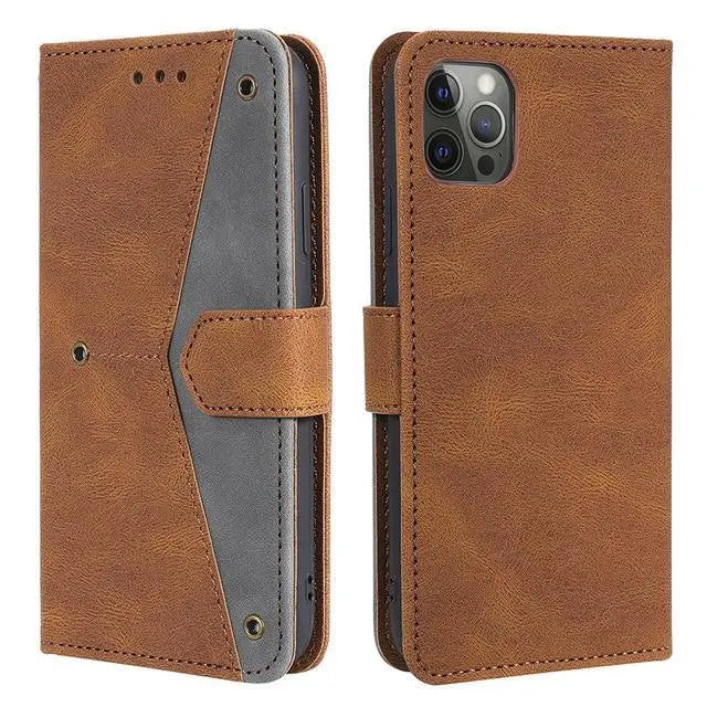 Luxy PU Leather Flip Wallet Card Holder Case for iPhone 12 Series Yesy All Goods