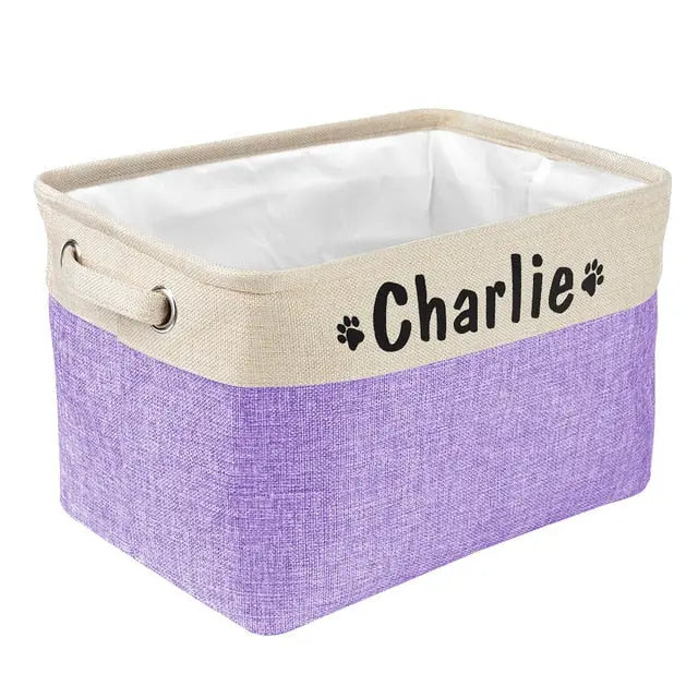 Nice And New Personalized Dog Toy Storage Box Yesy All Goods