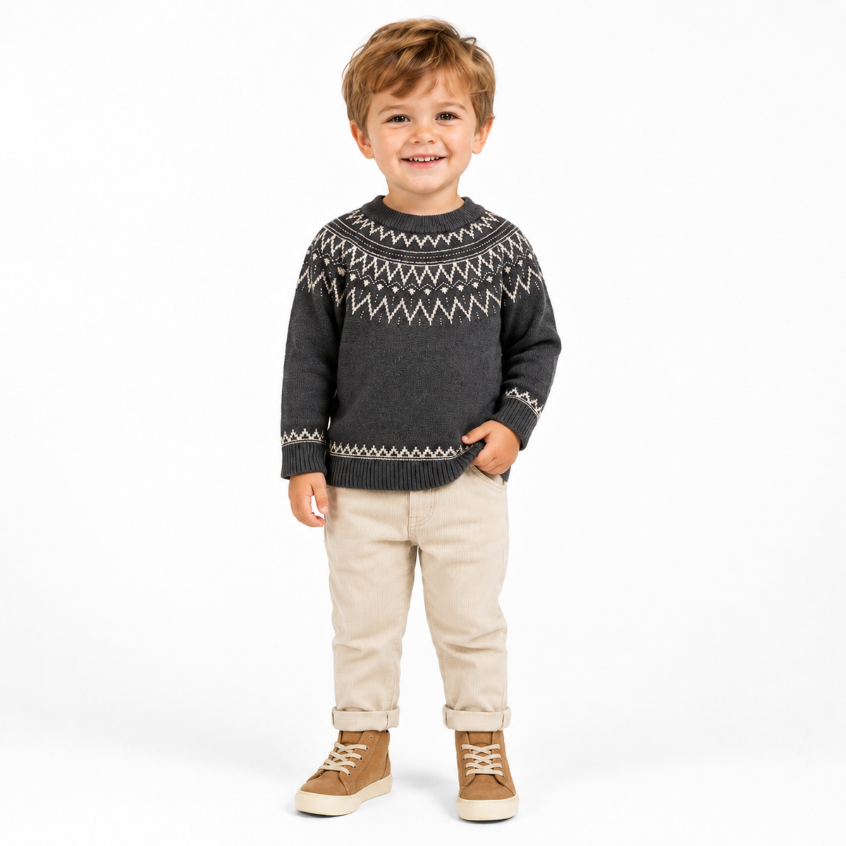 Nordic Knit Winter Jumper  kids clothing YAG Boutique