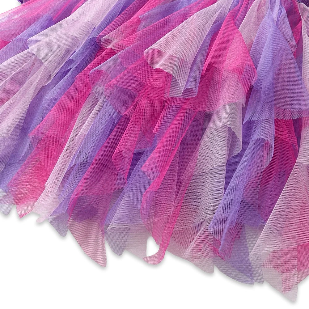 Girls Holographic Mermaid Scale Tulle Tutu Party Dress  girls clothing YAG Boutique