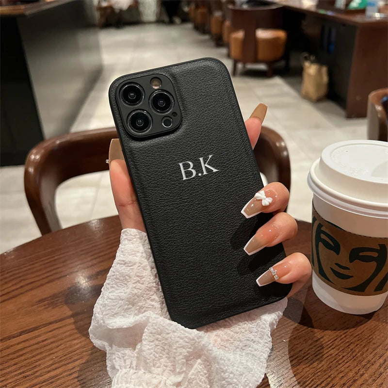 Classic Customisable PU Leather Case for iPhone 11/12/13 Series  iPhone Cases YAG Boutique