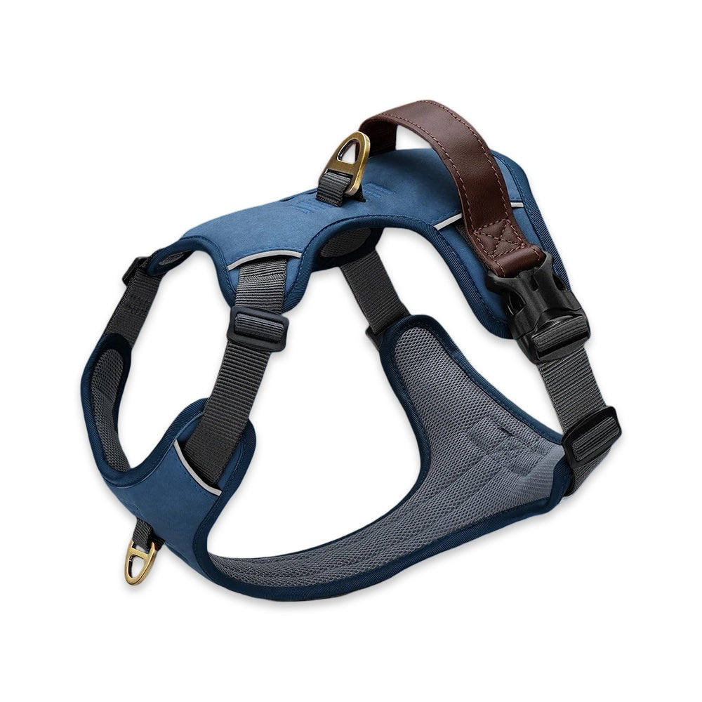 Premium No-Pull Dog Harness with Comfort PU Leather Control Handle  pet accessories YAG Boutique