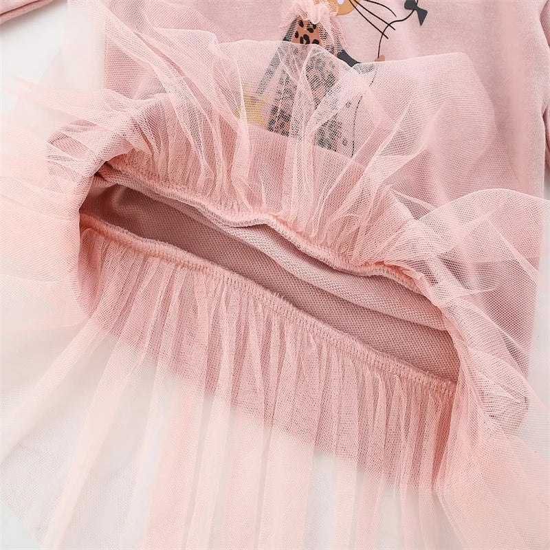 Pinky Cute Sweater Tutu Dress  girls clothing YAG Boutique