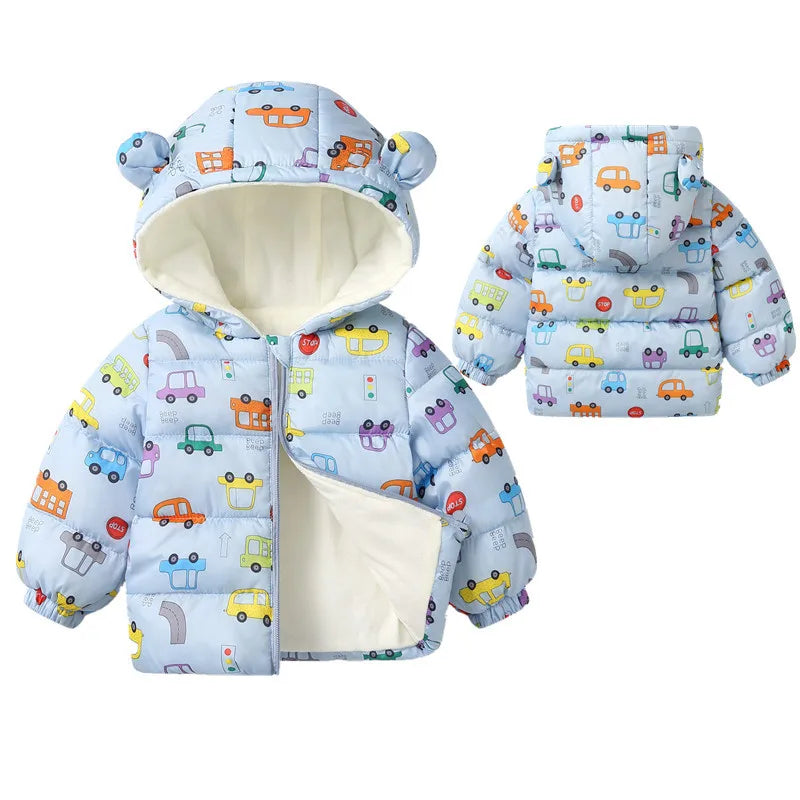 Kids Cutie Cartoon Pattern Jacket  kids clothing YAG Boutique