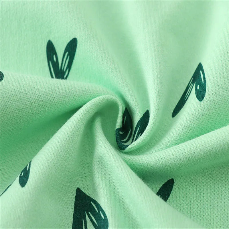 Sage Green Heart Print Kids Sweatshirt  kids clothing YAG Boutique