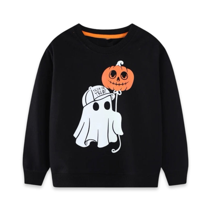 Glow-in-the-Dark Kids’ Halloween Jumper  kids clothing YAG Boutique